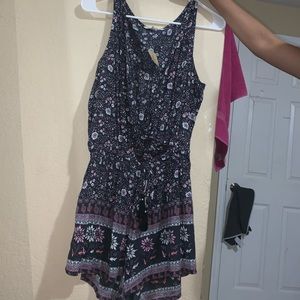 American eagle flower romper